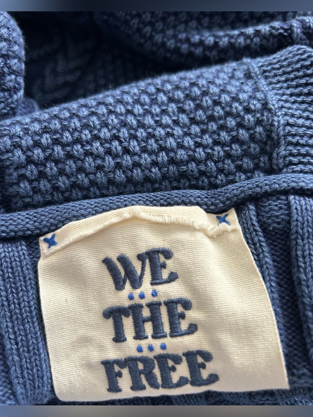 NWT- We The Free by Free People “All the Feels” Cable-Knit Sweater - Picture 5 of 10